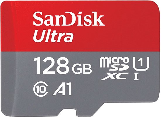 SanDisk Ultra Micro SDXC 128GB - UHS1 & A1 - met adapter