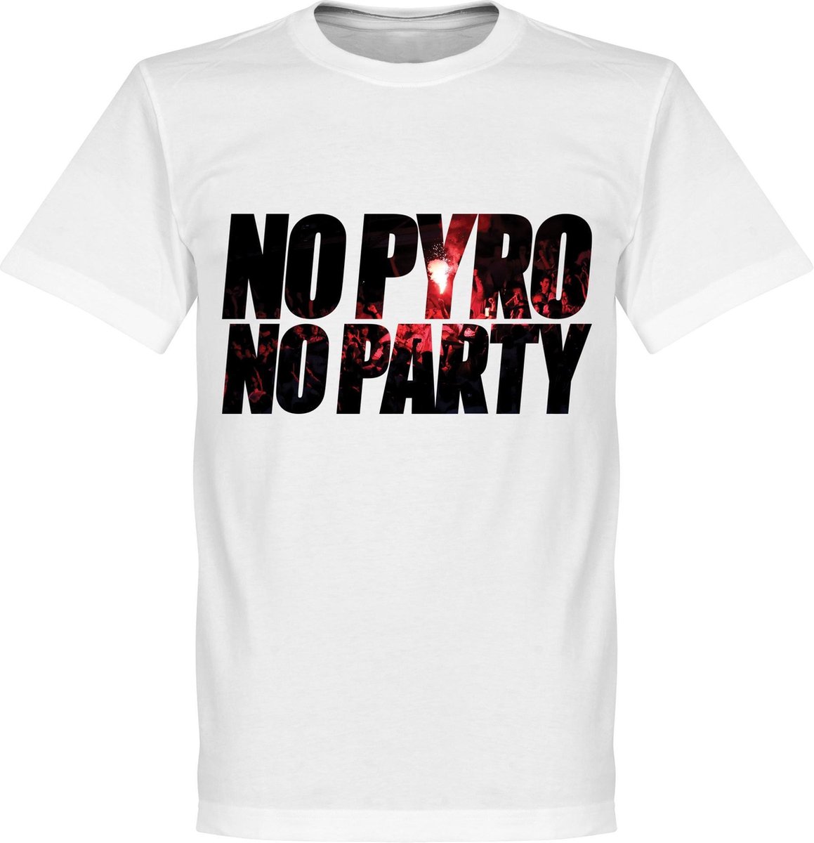 1159x1200.jpg No Pyro No Party T-Shirt - XL - Afbeelding 1