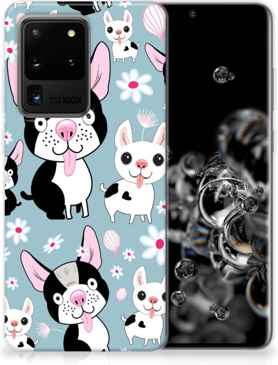 Samsung Galaxy S20 Ultra TPU Hoesje Hondjes