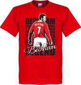 David Beckham Legend T-Shirt - Rood - L