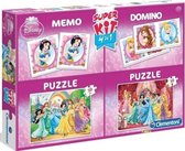 Disney Princess super kit 4-in-1 - Puzzel - Clementoni