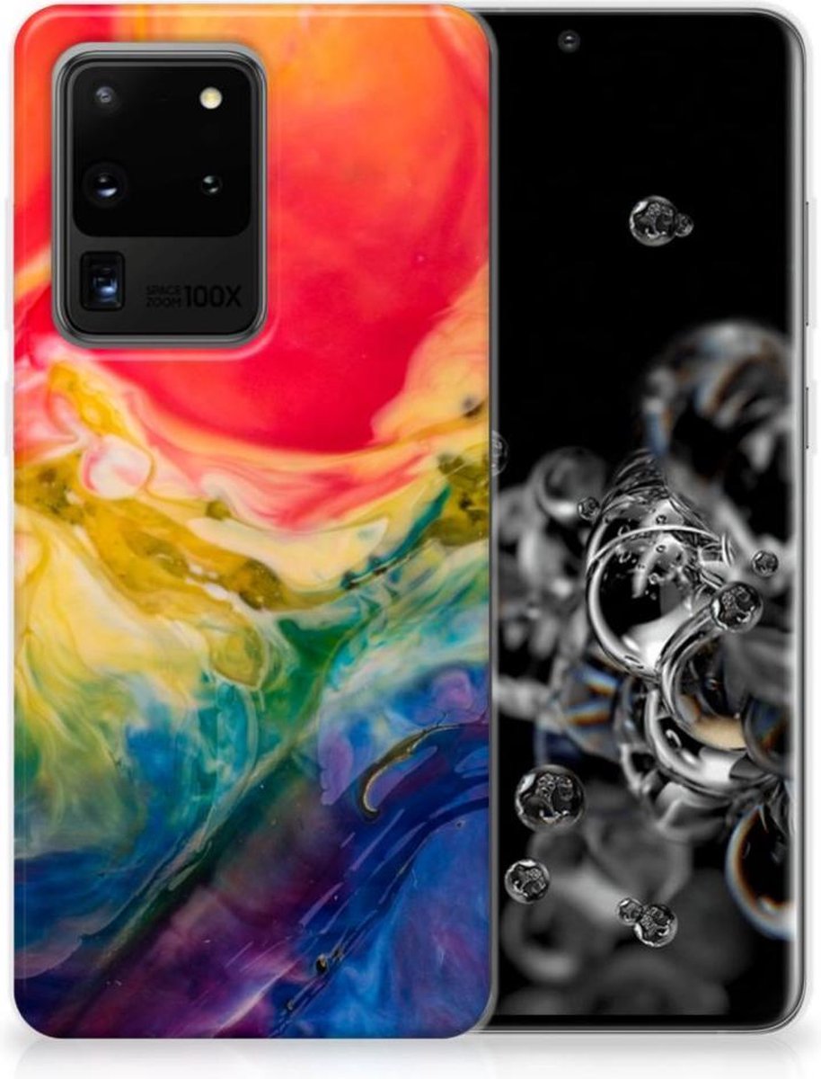 Hoesje maken Samsung Galaxy S20 Ultra Watercolor Dark