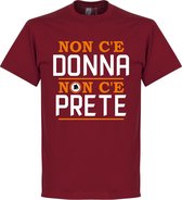 AS Roma Slogan T-Shirt - XXL