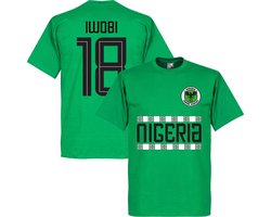 Nigeria Iwobi 18 Team T-Shirt - Groen - XXL