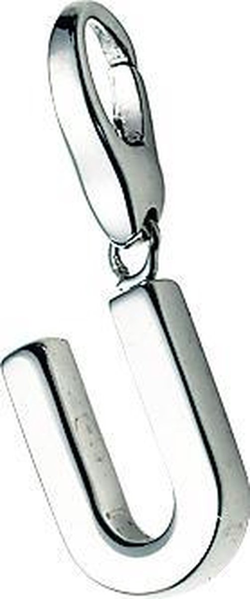 Charm | bedel | letter | U | zilver