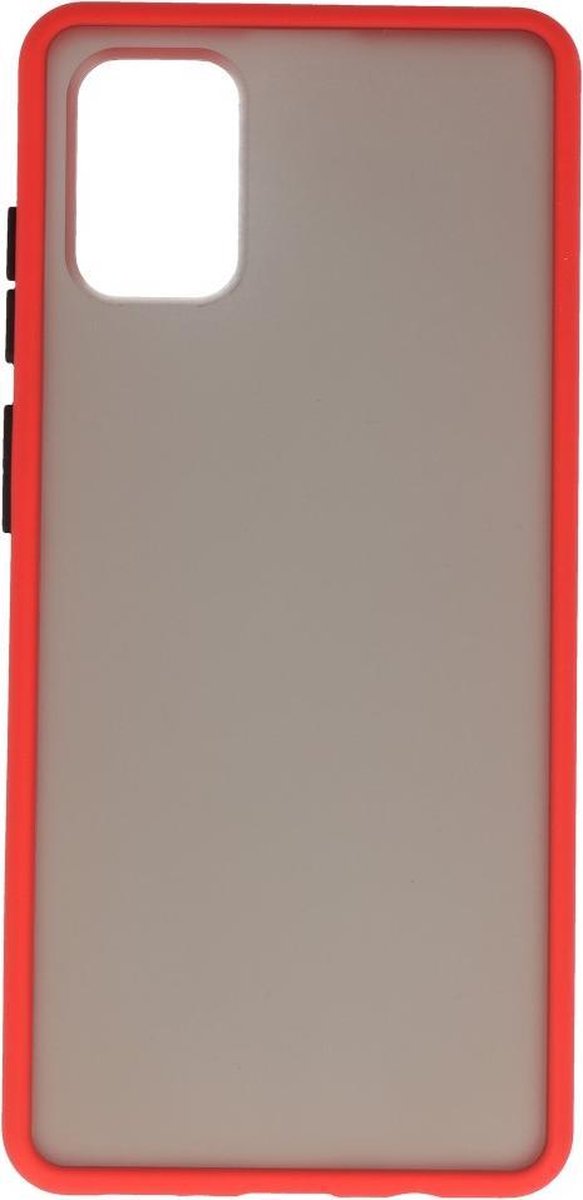 Hoesje Geschikt voor de Samsung Galaxy A71 - Hard Case Backcover Telefoonhoesje - Rood