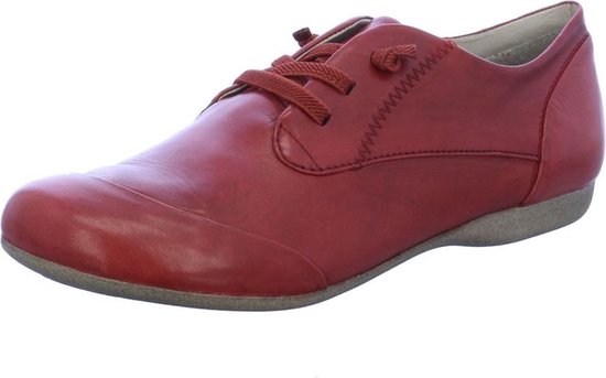 Josef Seibel FIONA 01 - Volwassenen Dames veterschoenen - Kleur: Rood -  Maat: 40 | bol.com