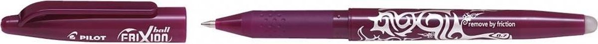 Frixion roller ball pen - Uitgumbaar - 0,7 mm - Wijnrood - Pilot frixion