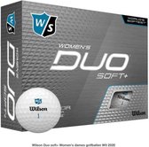 Wilson Staff DUO Soft+ Ladies Golfballen - Wit - 12 Stuks