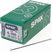 Spax Spaanplaatschroef Verzinkt PK 6.0 x 160 - 100 stuks