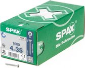 Spax Spaanplaatschroef Verzinkt PK 4.0 x 35 - 1000 stuks