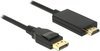 DeLOCK 85318 adaptateur de câble vidéo 3 m DisplayPort HDMI noir