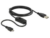 DeLOCK 84803 USB-kabel 1,5 m USB 2.0 USB A Micro-USB B Zwart
