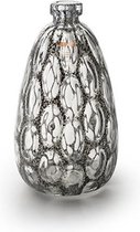 Zzing! Handgemaakte design vaas 'merve' donker grijs h34 d18 cm  - Kwaliteit -  Bloemen  vaas - Decoratie