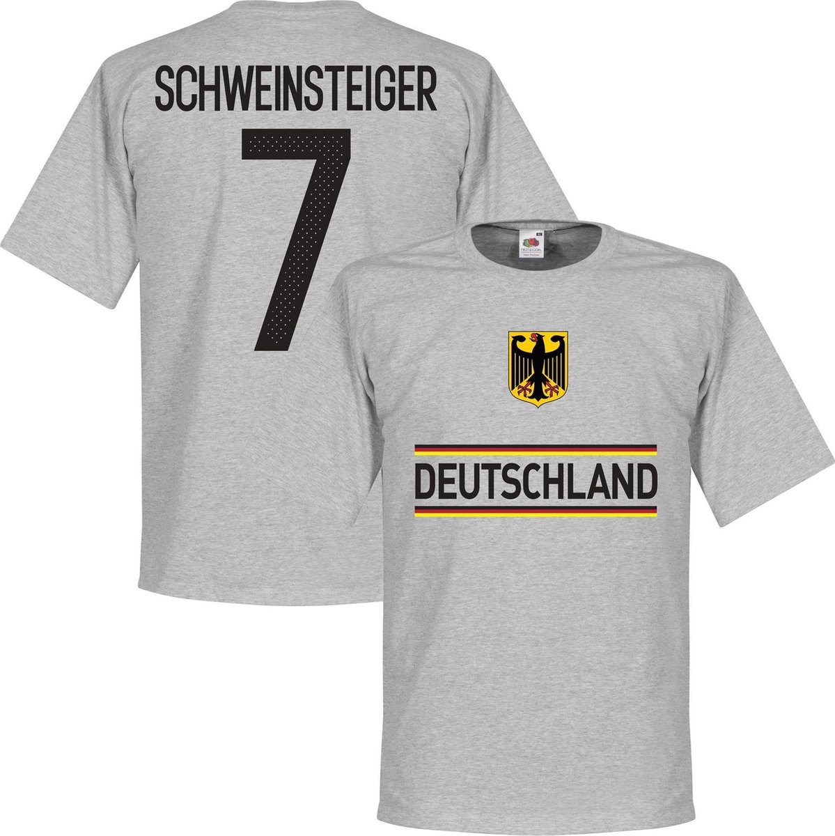 1199x1200.jpg Duitsland Schweinsteiger Team T-Shirt - Grijs - L - Afbeelding 1