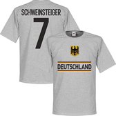 Duitsland Schweinsteiger Team T-Shirt - Grijs - L
