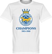Leicester City Foxes Champions 2016 T-Shirt - 5XL