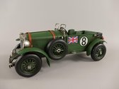 MadDeco - blikken - klassieke Engelse - raceauto - racinggreen