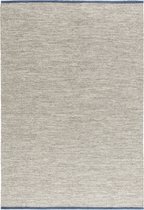 LIGNE PURE Marvel – vloerkleed – tapijt – handgeweven – wol – eco – modern – Beige Blauw - 140x200