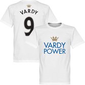 Vardy Power T-Shirt - Wit - 4XL