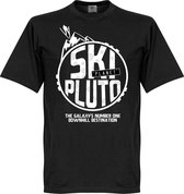 Ski Pluto Planet T-Shirt - S