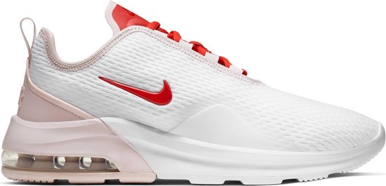 Nike Max Motion 2 Dames Sneakers - White/Track Red-Barely Rose Maat 43 bol.com