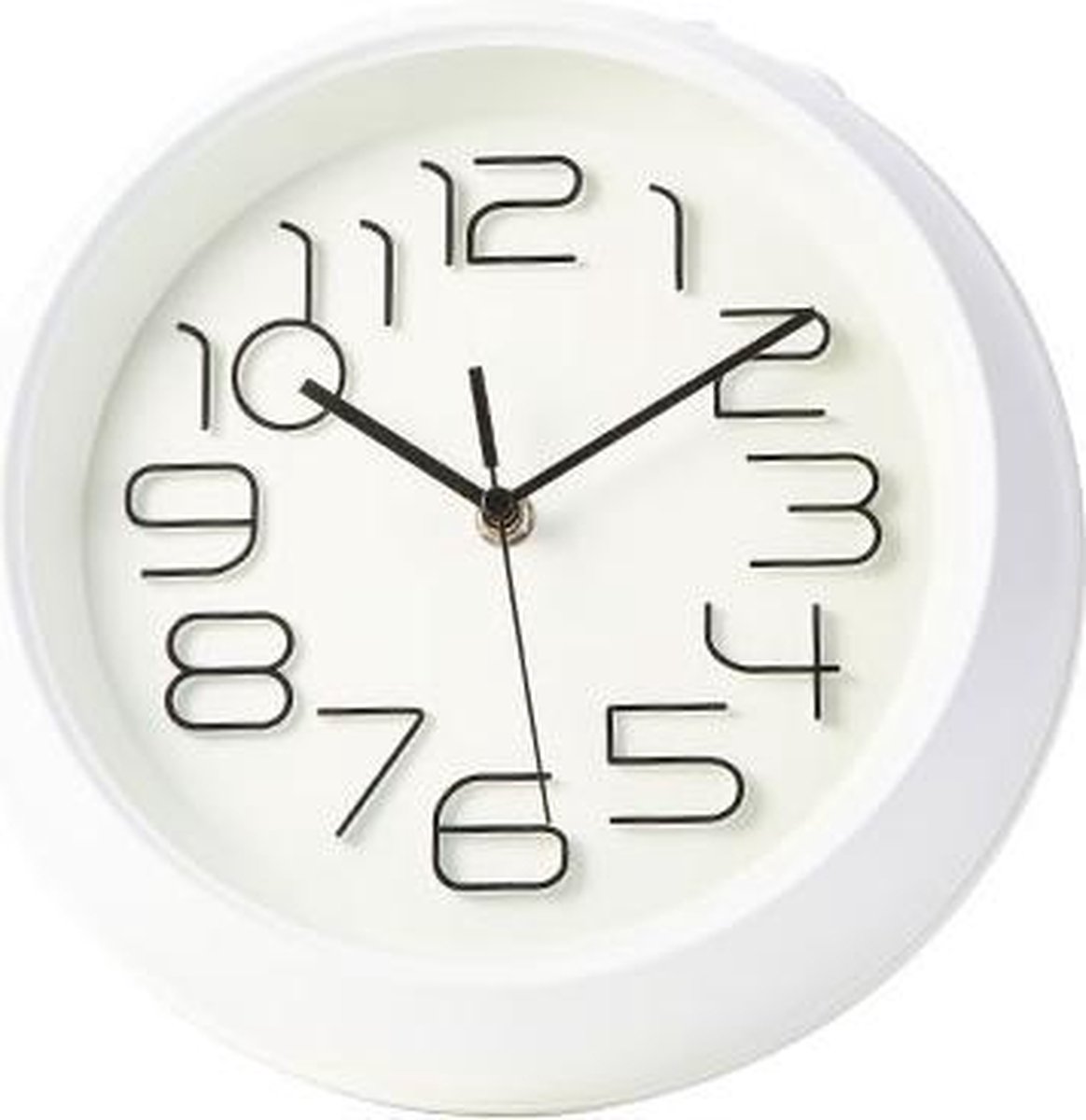 Cosy&Trendy Wandklok wit - Ø 26 cm