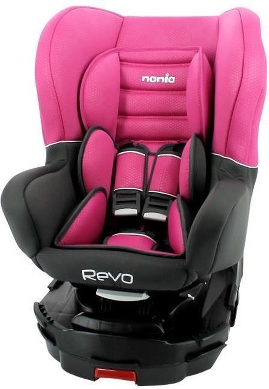 NANIA isofix Draaiend luxe autostoeltje 360 � Groep 0-1 - Roze | bol.com
