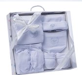 Gamberritos Babykledingset Beertje Wit/blauw One Size 6-delig