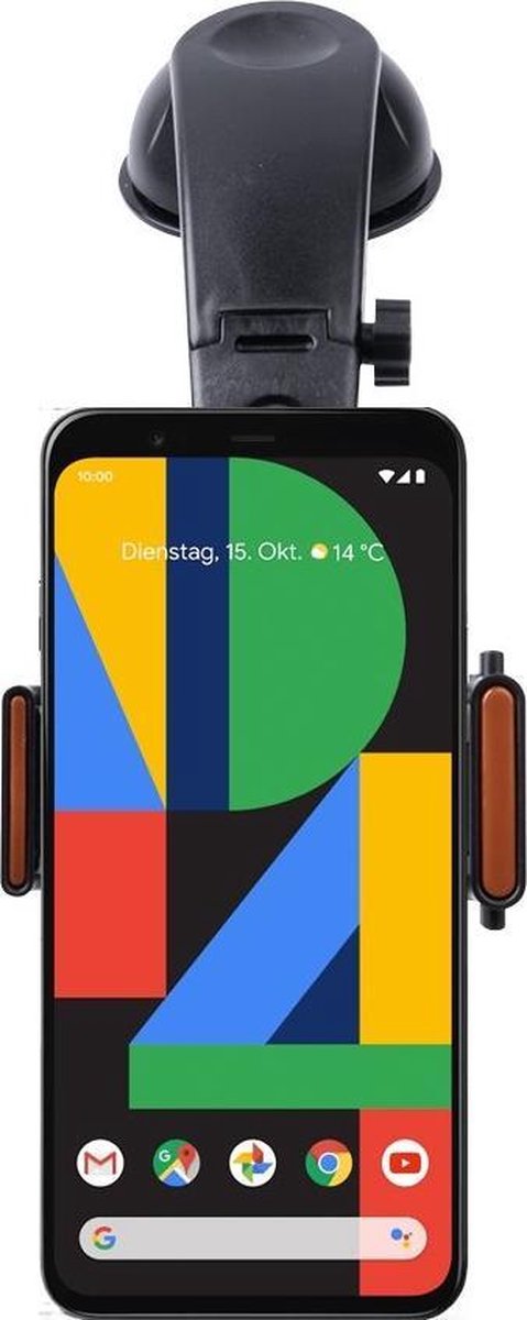 Shop4 - Google Pixel 4 Autohouder 3 in 1 Dashboard en Ventilatiehouder Zwart