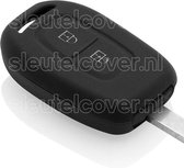 Autosleutel Hoesje geschikt voor Dacia - SleutelCover - Silicone Autosleutel Cover - Sleutelhoesje Zwart