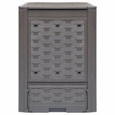 Compostbak 300 L 60x60x83 cm bruin