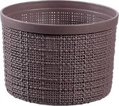 Jute Opbergbox Donkerbruin Rond 2l D17,1xh12,6cm Rond Peppercorn