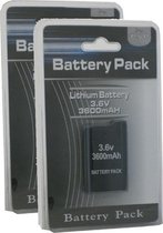 Batterij accu voor PSP 1000 serie 3600mAh 2 pack