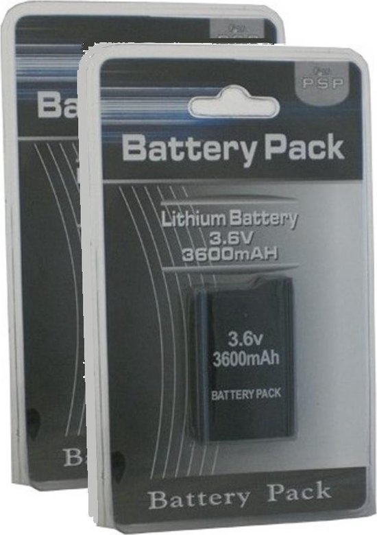 Batterij accu voor PSP 1000 serie 3600mAh 2 pack | bol.com