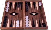 Walnoot combo Schaken - Dammen - Backgammon set - 38x20 cm - Luxe Top Kwaliteit Klasse en Geweldig