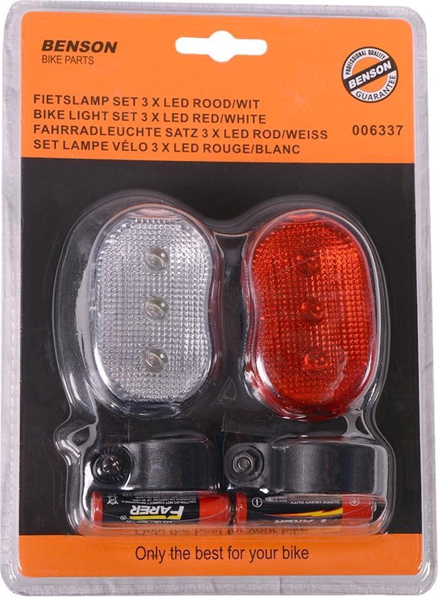 Benson - fietslampset - Fietsverlichting | bol.com