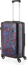 CarryOn Oval - TSA koffer 66cm - Holografische print trolley - Kleurwisseling - volledig gevoerd