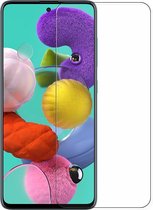 Geschikt voor Samsung Galaxy A51 Screenprotector - Samsung A51 Screen Protector - Tempered Bescherm Glas