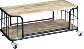Salontafel 100x50x35 cm massief mangohout