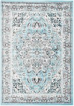 Vloerkleed 160x230 cm PP lichtblauw
