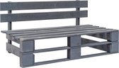 Pallet tuinbank FSC hout grijs