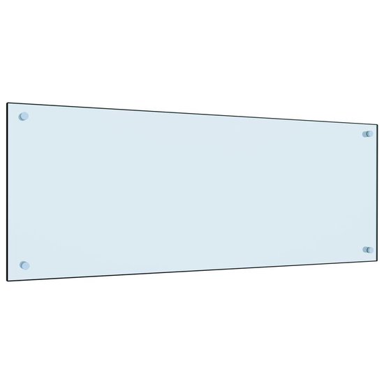 Magneetbord voor aan de wand 100x40 cm gehard glas wit kopen