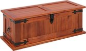 Opbergkist 60x25x22 cm massief acaciahout