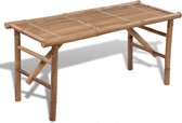 Tuinbank inklapbaar - Bamboe - Bruin - 118 x 38 x 45 cm