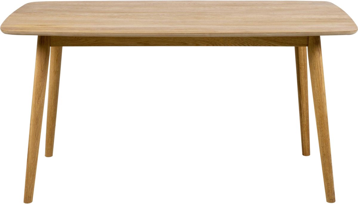 Giga Living Eettafel Rosta - Rechthoek Wit - 150x80x75,5cm