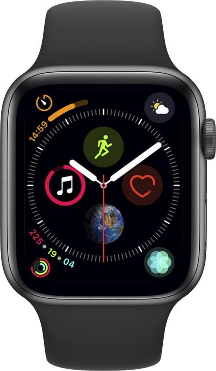 Apple Watch Series 4 - Smartwatch - 44mm - Spacegrijs | bol