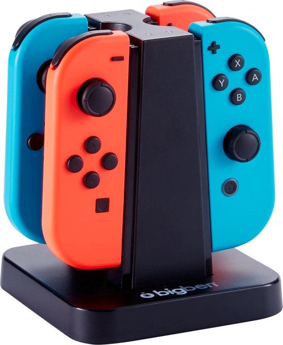 Bigben Quad Charger 4 Joy Con - Nintendo Switch | bol