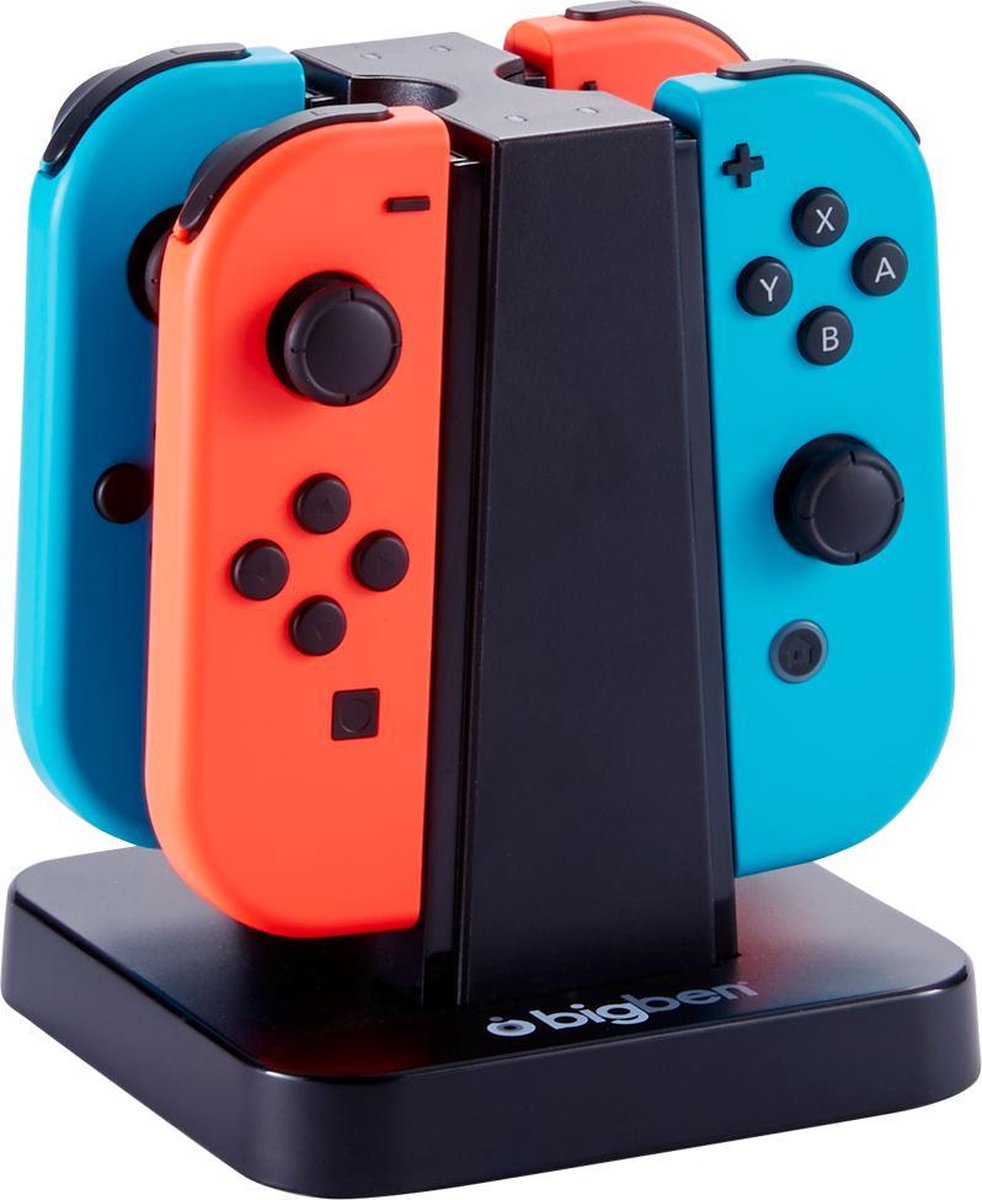 Bigben - Oplaadstation - Quad Charger 4 Joy-Con - Geschikt voor Nintendo  Switch | bol.com