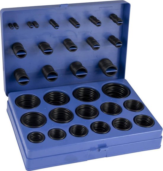 premier Tijdens ~ subtiel JBM Tools | O-ring rubber - O-ringen assortiment Metrisch 386 Delig |  bol.com